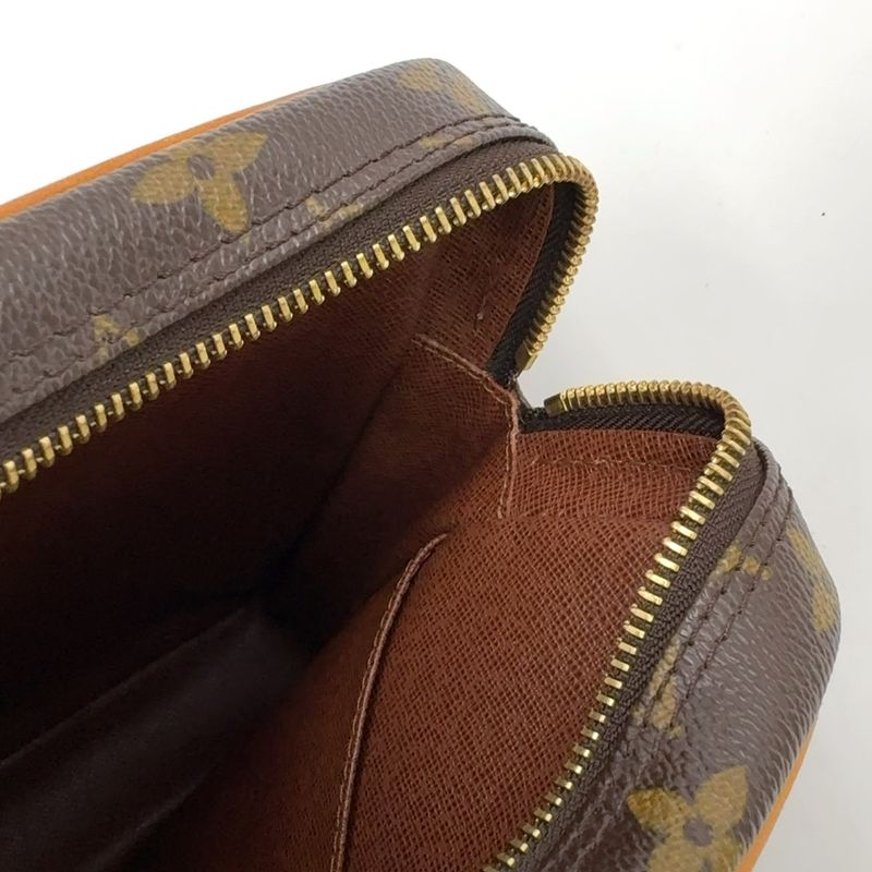 Louis Vuitton Amazon Monogram Leather × PVC Brown Shoulder Bag Gold M45236