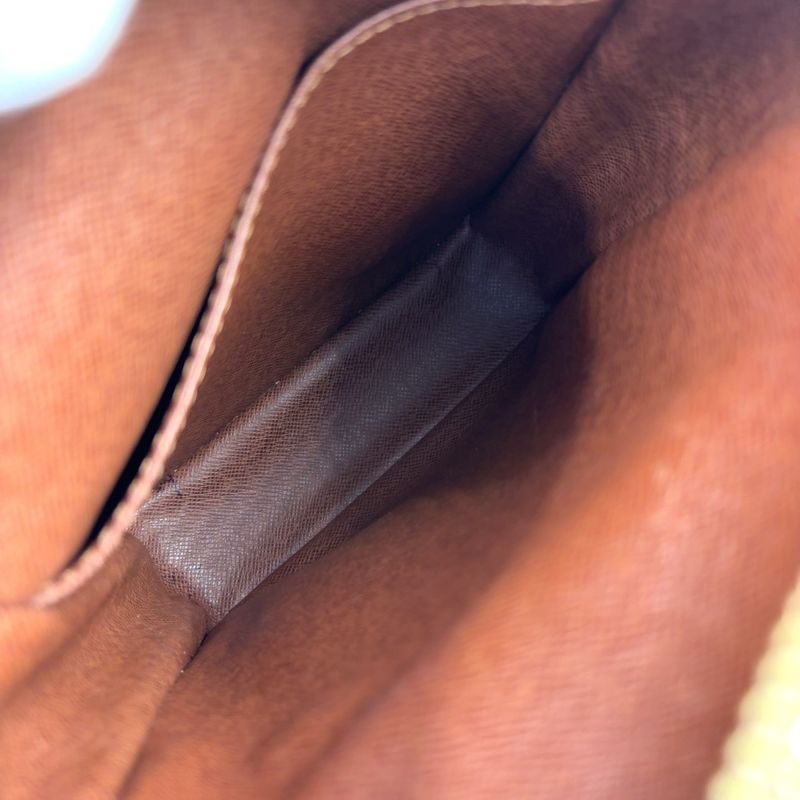 Louis Vuitton Amazon Monogram Leather × PVC Brown Shoulder Bag Gold M45236