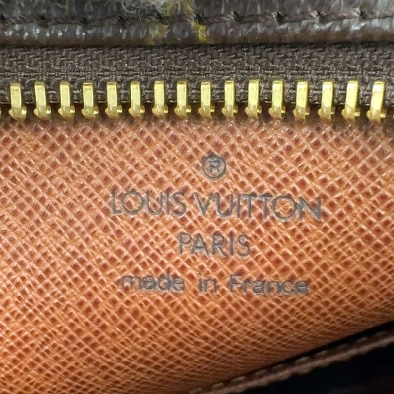 Louis Vuitton Amazon Monogram Leather × PVC Brown Shoulder Bag Gold M45236