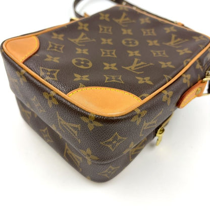 Louis Vuitton Amazon Monogram Leather × PVC Brown Shoulder Bag Gold M45236