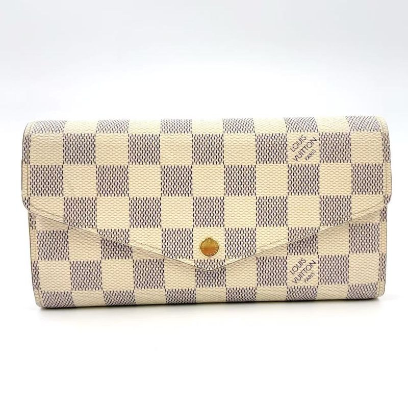 Louis Vuitton Portefeuille Sarah Damier Azure Damier Azure RFID Compatible