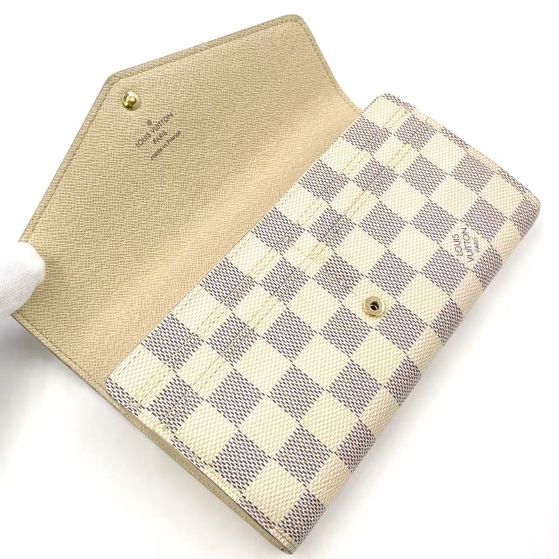 Louis Vuitton Portefeuille Sarah Damier Azure Damier Azure RFID Compatible