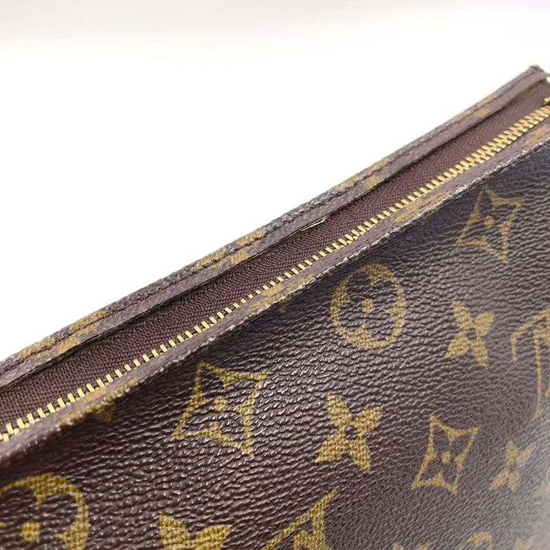 Louis Vuitton Poche Toilette 26 Monogram Production Number Unknown Leather ×PVC