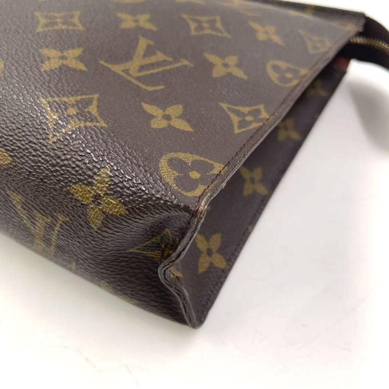 Louis Vuitton Poche Toilette 26 Monogram Production Number Unknown Leather ×PVC