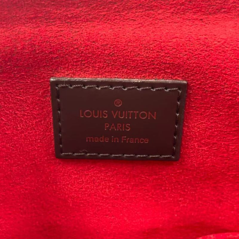 Louis Vuitton Trevi PM Damier Ebene Damier Ebene Leather × PVC Brown Handbag