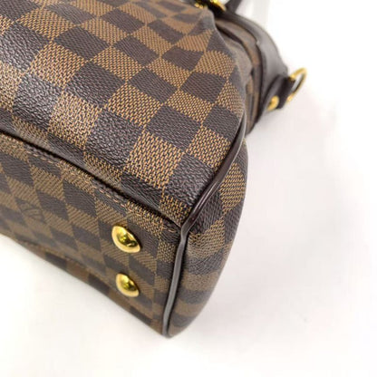 Louis Vuitton Trevi PM Damier Ebene Damier Ebene Leather × PVC Brown Handbag
