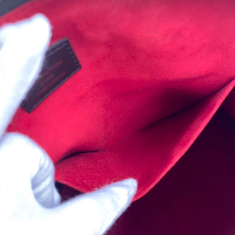 Louis Vuitton Trevi PM Damier Ebene Damier Ebene Leather × PVC Brown Handbag