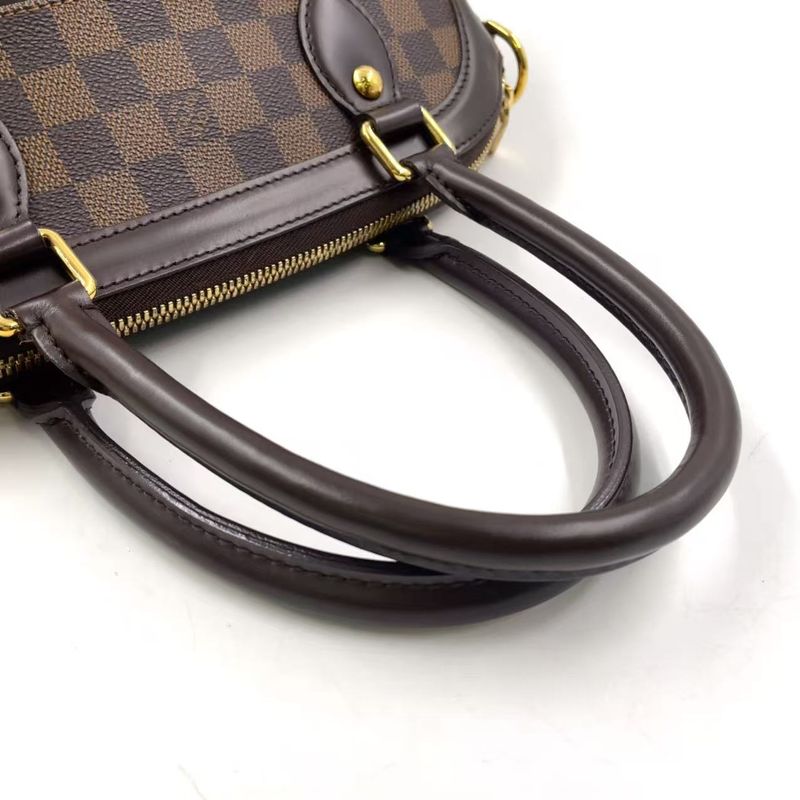 Louis Vuitton Trevi PM Damier Ebene Damier Ebene Leather × PVC Brown Handbag