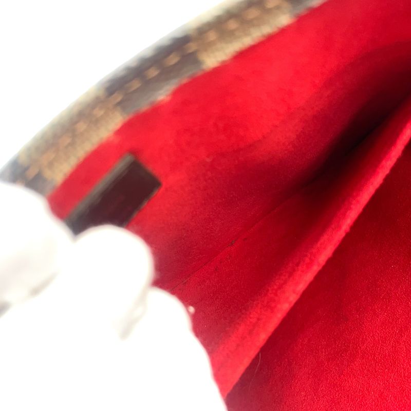 Louis Vuitton Sac Pla Damier Ebene Damier Ebene Leather × PVC Brown Tote Bag