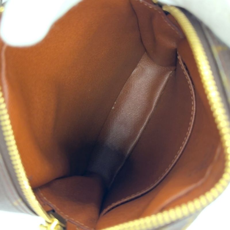 Louis Vuitton Amazon Monogram Leather × PVC Brown Shoulder Bag Gold M45236