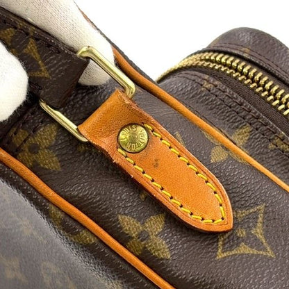 Louis Vuitton Amazon Monogram Leather × PVC Brown Shoulder Bag Gold M45236