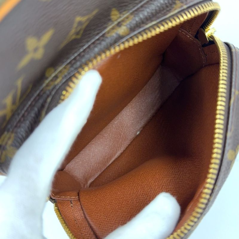 Louis Vuitton Amazon Monogram Leather × PVC Brown Shoulder Bag Gold M45236