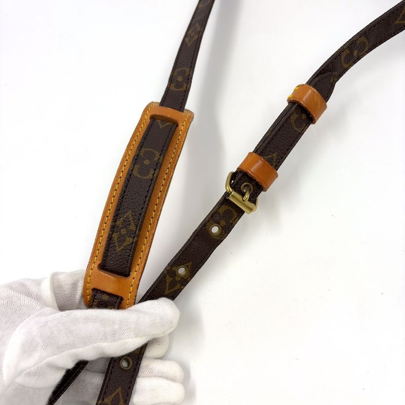 Louis Vuitton Amazon Monogram Leather × PVC Brown Shoulder Bag Gold M45236