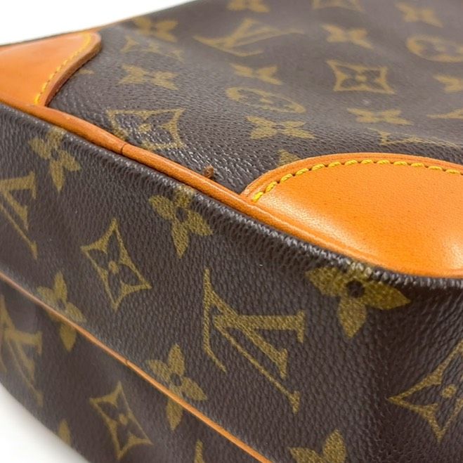 Louis Vuitton Amazon Monogram Leather × PVC Brown Shoulder Bag Gold M45236