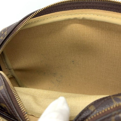 Louis Vuitton Reporter PM Monogram Leather × PVC Brown Shoulder Bag Gold M45254