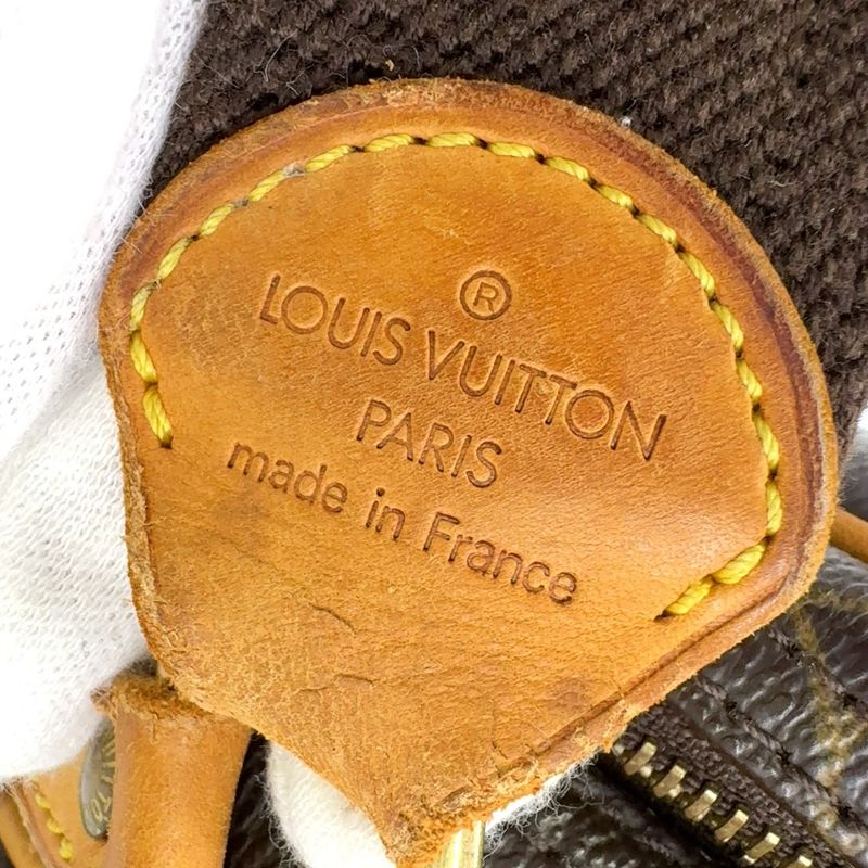 Louis Vuitton Reporter PM Monogram Leather × PVC Brown Shoulder Bag Gold M45254