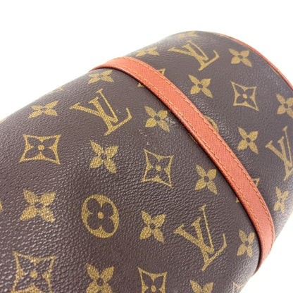 Louis Vuitton Papillon 30 Monogram Old Shape Leather × PVC Brown Handbag Gold