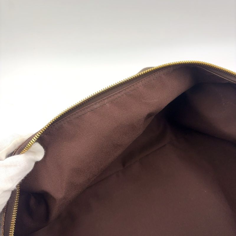 Louis Vuitton Weekender MM Damier Ebene Damier Ebene Leather × PVC Brown Boston