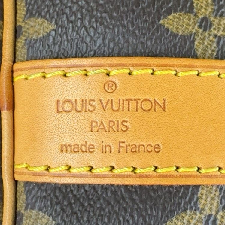 Louis Vuitton Keepall Bandoliere 50 Monogram Leather X PVC Brown Boston Bag