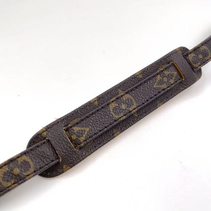 Louis Vuitton Monogram Shoulder Strap PVC Brown And Beige Gold J52315