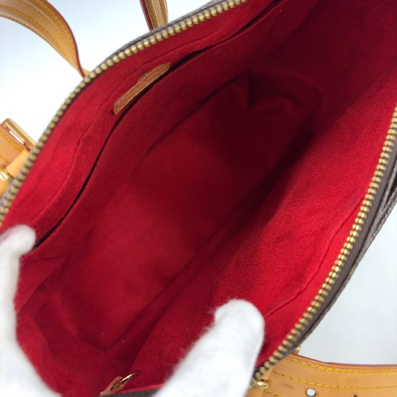 Louis Vuitton Multiplicite Monogram Leather X PVC Brown Handbag Gold M51162