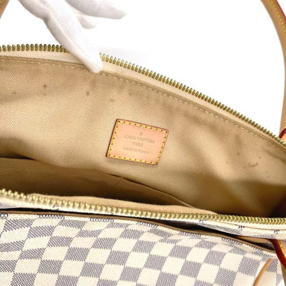 Louis Vuitton Figeri PM Damier Azure Damier Azure Leather × PVC White × Light