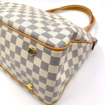 Louis Vuitton Figeri PM Damier Azure Damier Azure Leather × PVC White × Light