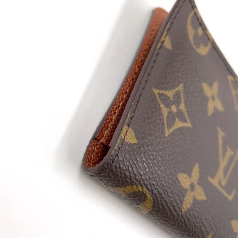 Louis Vuitton Porte 2 Carte Vertical Monogram PVC Brown Card Case Pass Case