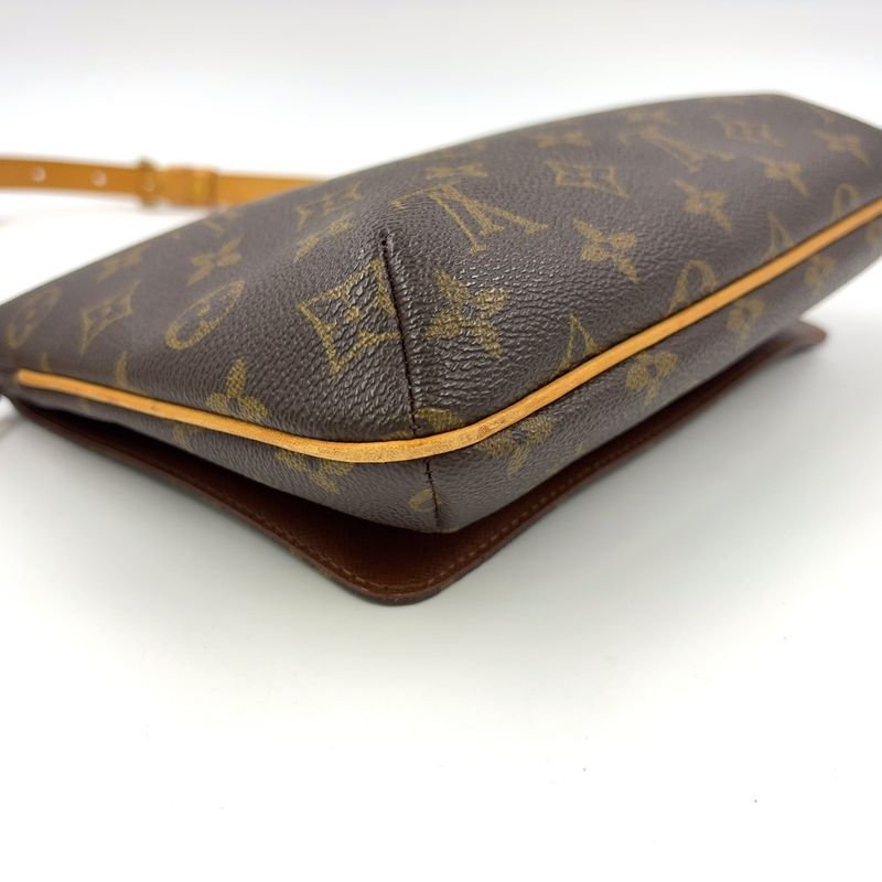 Louis Vuitton Musette Tango Short Strap Monogram Leather × PVC Brown Shoulder