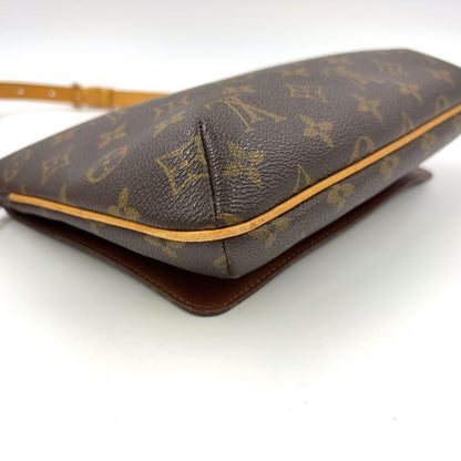Louis Vuitton Musette Tango Short Strap Monogram Leather × PVC Brown Shoulder
