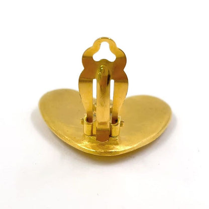 Chanel Coco Mark Heart GP Gold Earrings