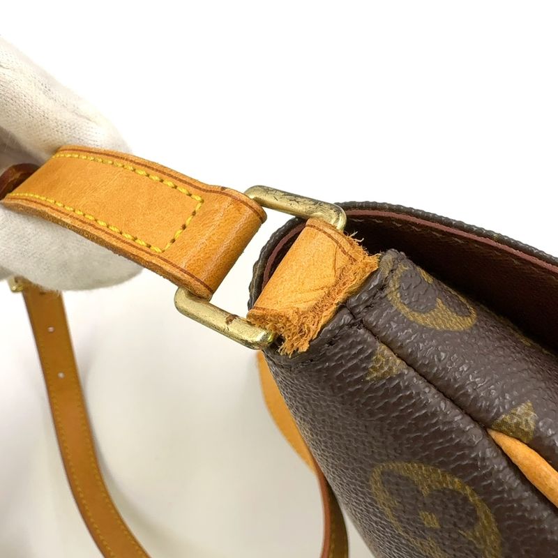 Louis Vuitton Musette Tango Short Strap Monogram Leather × PVC Brown Shoulder