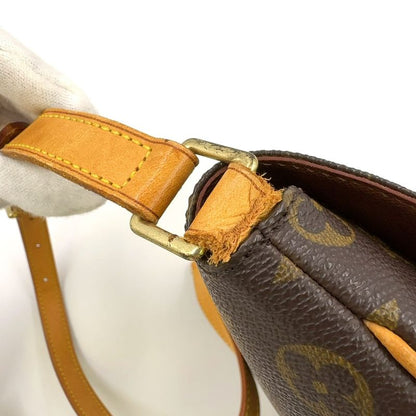 Louis Vuitton Musette Tango Short Strap Monogram Leather × PVC Brown Shoulder