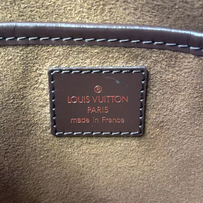 Louis Vuitton Damier Saint Louis Damier Ebene Second Bag Leather X PVC Brown