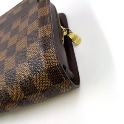 Louis Vuitton Damier Saint Louis Damier Ebene Second Bag Leather X PVC Brown