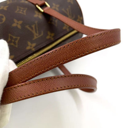 Louis Vuitton Papillon 30 Monogram Old Shape Leather × PVC Brown Handbag Gold