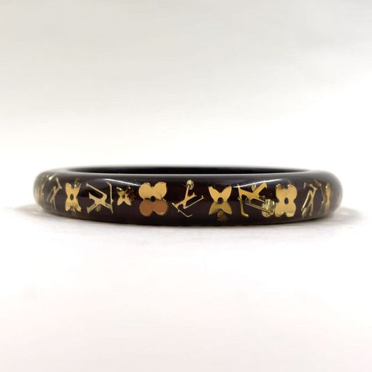 Louis Vuitton Bracelet Uncrushed Resin Gold And Brown Bracelet/bangle M65662