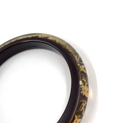 Louis Vuitton Bracelet Uncrushed Resin Gold And Brown Bracelet/bangle M65662