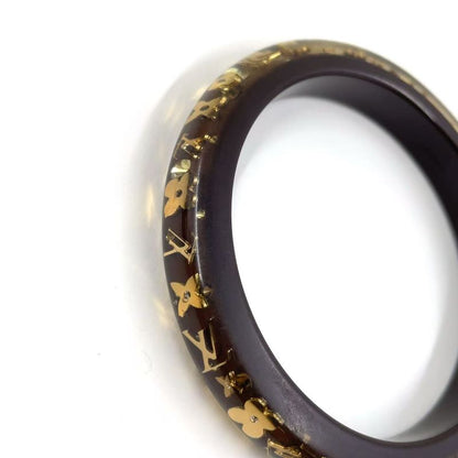 Louis Vuitton Bracelet Uncrushed Resin Gold And Brown Bracelet/bangle M65662