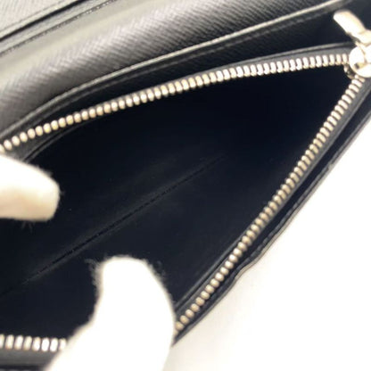 Louis Vuitton Portefeuille Brazza Epi RFID Compatible Leather Black Folded Long