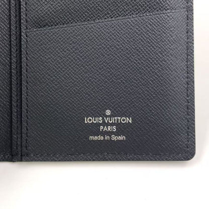 Louis Vuitton Portefeuille Brazza Epi RFID Compatible Leather Black Folded Long