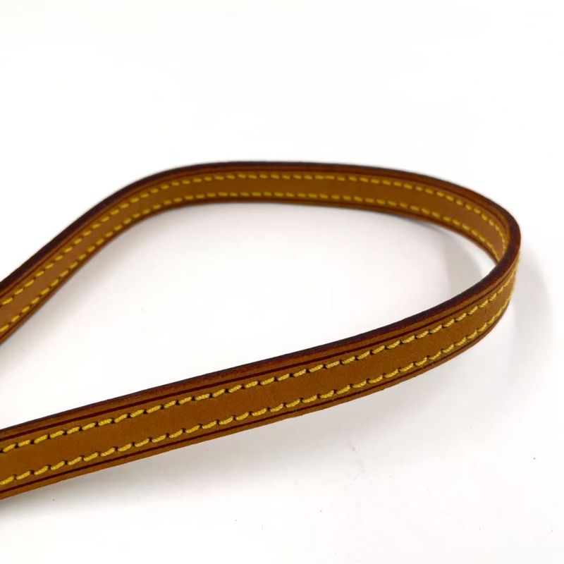 Louis Vuitton Shoulder Strap Leather Beige Gold J00145