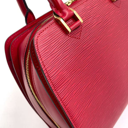 Louis Vuitton Pont Neuf Epi Castilian Red Leather Red Handbag Gold M52057