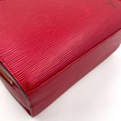 Louis Vuitton Pont Neuf Epi Castilian Red Leather Red Handbag Gold M52057