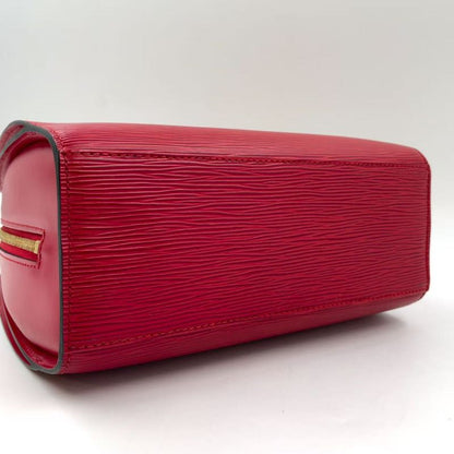 Louis Vuitton Pont Neuf Epi Castilian Red Leather Red Handbag Gold M52057