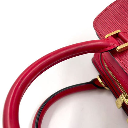 Louis Vuitton Pont Neuf Epi Castilian Red Leather Red Handbag Gold M52057