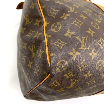 Louis Vuitton Keepall 50 Monogram Leather X PVC Brown Boston Bag Gold M41426