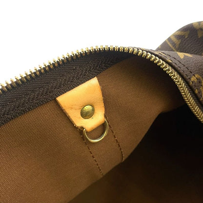 Louis Vuitton Keepall 50 Monogram Leather X PVC Brown Boston Bag Gold M41426