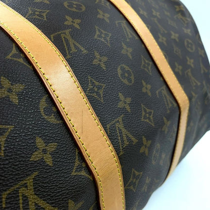 Louis Vuitton Keepall 50 Monogram Leather X PVC Brown Boston Bag Gold M41426