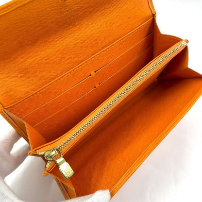 Louis Vuitton Porte Trésor International Epi Tassili Yellow Leather Yellow